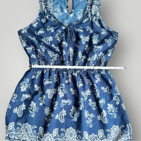 Indulge Blue Paisley Dress - Picture 8 of 16